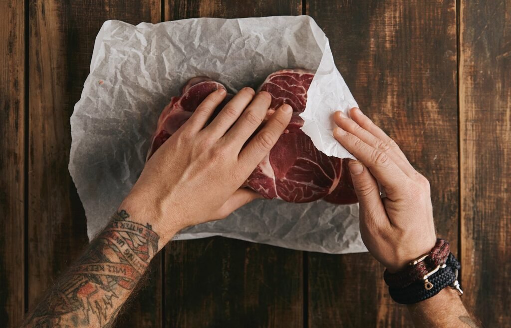 The principles of storage for different types of meat